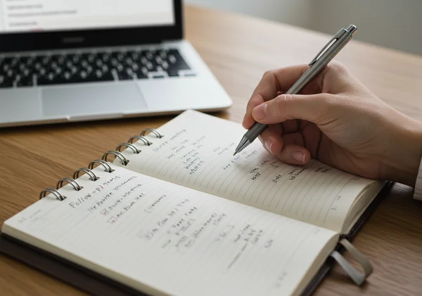 Hand documenting work agreements and tracking progress